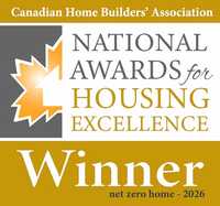 CHBA National Awards for Housing Excellence - Winner, Net Zero Home 2026